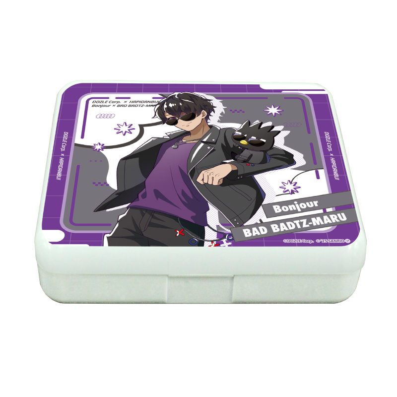 小物ケース ドズル社×はぴだんぶい 02 ぼんじゅうる×バッドばつ丸(コラボイラスト) (Accessory Case DOZLE Corp. x HAPIDANBUI 02 Bonjour x Bad Badtz-Maru (Collaboration Illustration))