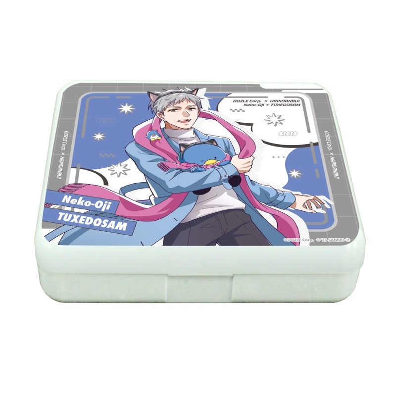 小物ケース ドズル社×はぴだんぶい 06 ネコおじ×タキシードサム(コラボイラスト) (Accessory Case DOZLE Corp. x HAPIDANBUI 06 Nekooji x Tuxedosam (Collaboration Illustration))