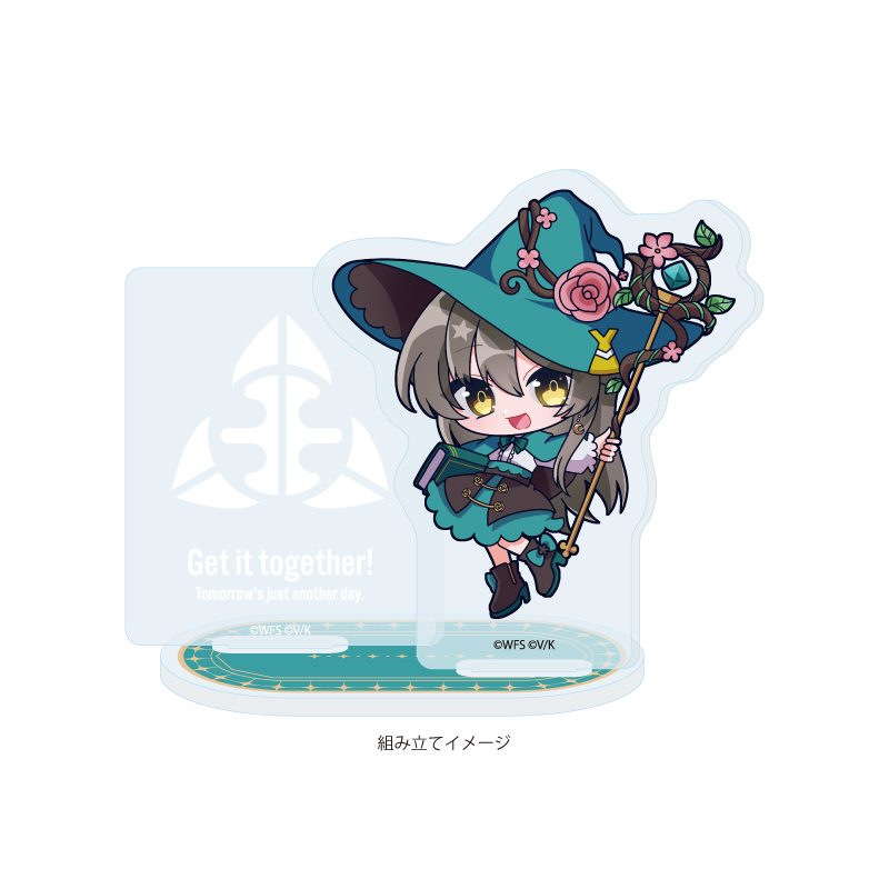 アクリルスタンドプレート ヘブンバーンズレッド 06 大島一千子(ミニキャライラスト) (Acrylic Stand Plate "Heaven Burns Red" 06 Ohshima Ichiko (Mini Character Illustration))