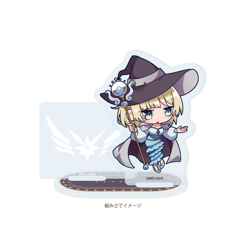 アクリルスタンドプレート ヘブンバーンズレッド 09 七瀬七海(ミニキャライラスト) (Acrylic Stand Plate "Heaven Burns Red" 09 Nanase Nanami (Mini Character Illustration))