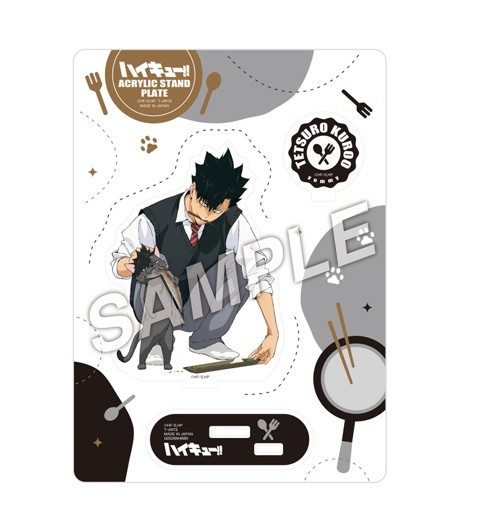 ハイキュー!! Yummyマスコットアクリルスタンドプレート 黒尾鉄朗 ("Haikyu!!" Yummy Mascot Acrylic Stand Plate Kuroo Tetsuro)