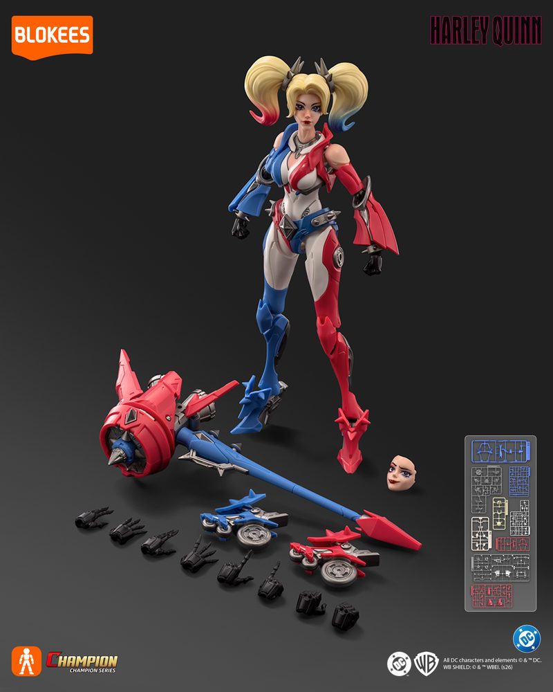 Blokees モデルキット DCチャンピオンクラス04 ハーレイ・クイン (Blokees Model Kit DC Champion Class 04 Harley Quinn)