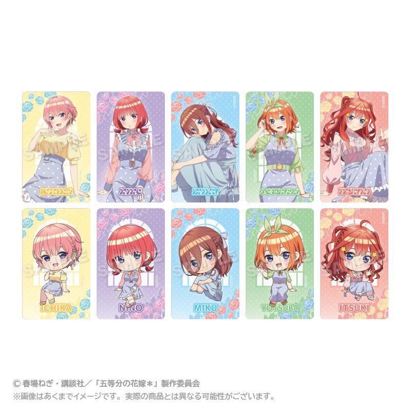 五等分の花嫁* トレーディングアクリルカード 水玉パステルVer. ("The Quintessential Quintuplets Specials 2" Trading Acrylic Card Dot Pastel Ver.)