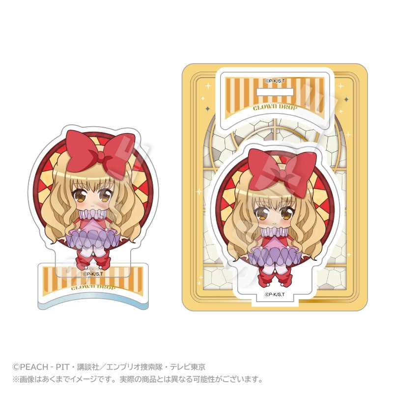 しゅごキャラ! ミニキャラアクリルマスコット まるまどVer. クラウンドロップ ("Shugo Chara!" Mini Character Acrylic Mascot Marumado Ver. Clown Drop)