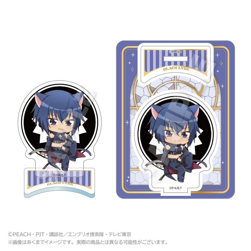 しゅごキャラ! ミニキャラアクリルマスコット まるまどVer. ブラックリンクス ("Shugo Chara!" Mini Character Acrylic Mascot Marumado Ver. Black Linx)