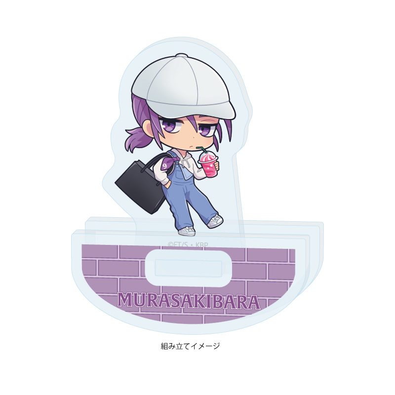 ゆらゆらアクリルスタンド 黒子のバスケ 14 紫原敦 ストリートショッピングVer.(ミニキャライラスト) (Yurayura Acrylic Stand "Kuroko's Basketball" 14 Murasakibara Atsushi Street Shopping Ver. (Mini Character Illustration))