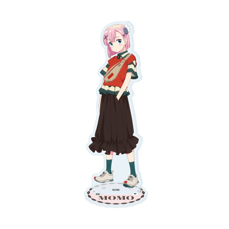 アクリルスタンド まちカドまぞく 2丁目 26 千代田桃 おめかしVer.(描き下ろしイラスト) (Acrylic Stand "The Demon Girl Next Door Season 2" 26 Chiyoda Momo Dress Up Ver. (Original Illustration))