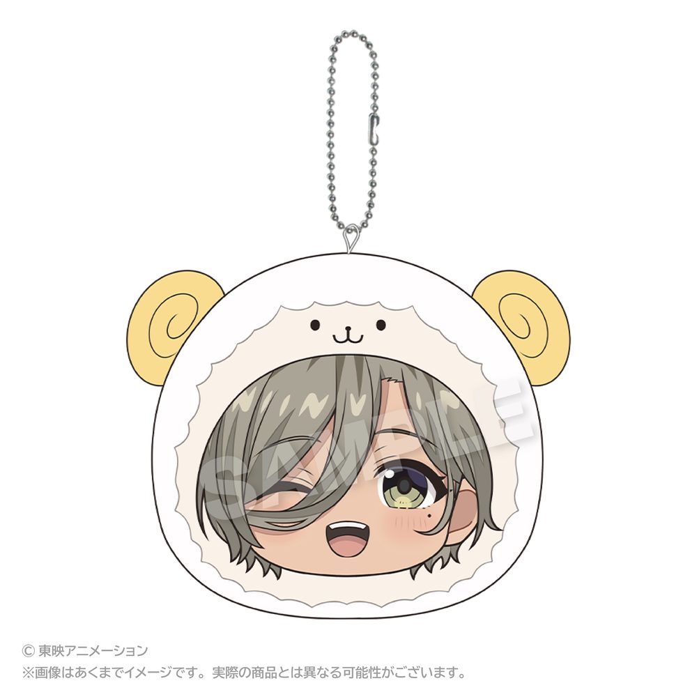 ガールズバンドクライ まるめいつクッションキーホルダー Vol.2 ルパ ("Girls Band Cry" Marumates Cushion Key Chain Vol. 2 Rupa)