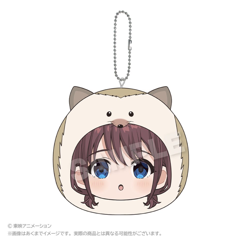 ガールズバンドクライ まるめいつクッションキーホルダー Vol.2 井芹仁菜 ("Girls Band Cry" Marumates Cushion Key Chain Vol. 2 Iseri Nina)