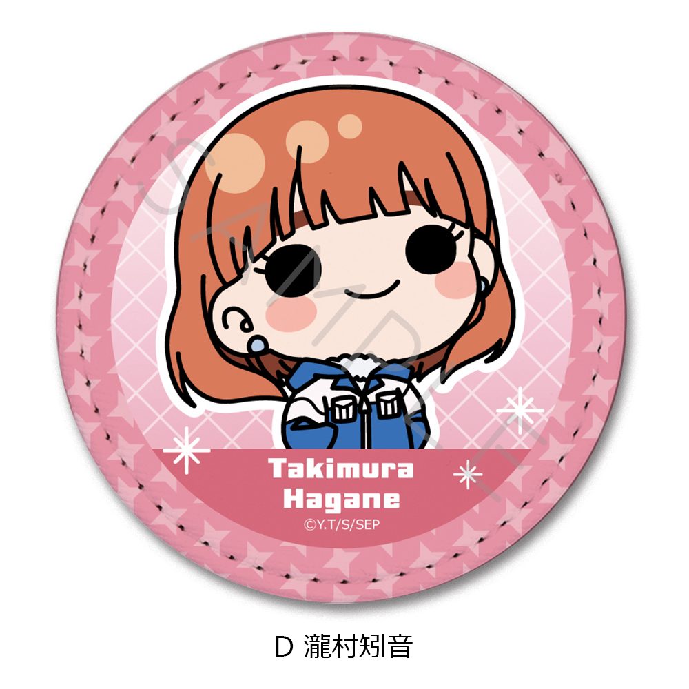 スノウボールアース レザーバッジ(丸形) D 瀧村矧音 ("SNOWBALL EARTH" Leather Badge (Round) D Takimura Hagane)