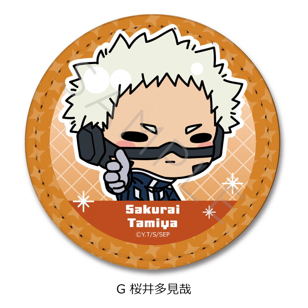 スノウボールアース レザーバッジ(丸形) G 桜井多見哉 ("SNOWBALL EARTH" Leather Badge (Round) G Sakurai Tamiya)