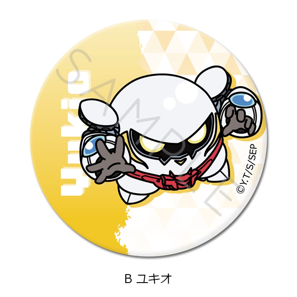 スノウボールアース 丸形缶バッジ(57mm) B ユキオ ("SNOWBALL EARTH" Round Can Badge (57mm) B Yukio)
