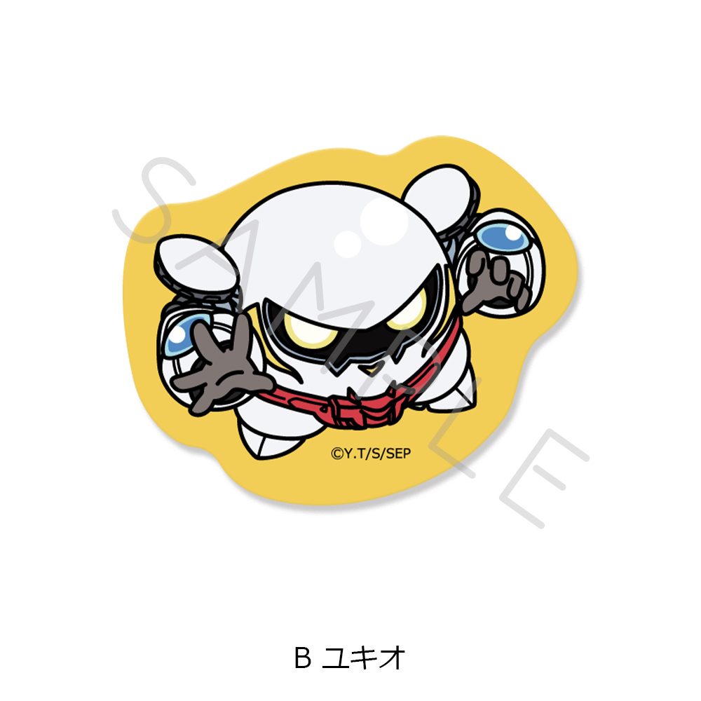 スノウボールアース クリアダイカットステッカー B ユキオ ("SNOWBALL EARTH" Clear Die-cut Sticker B Yukio)