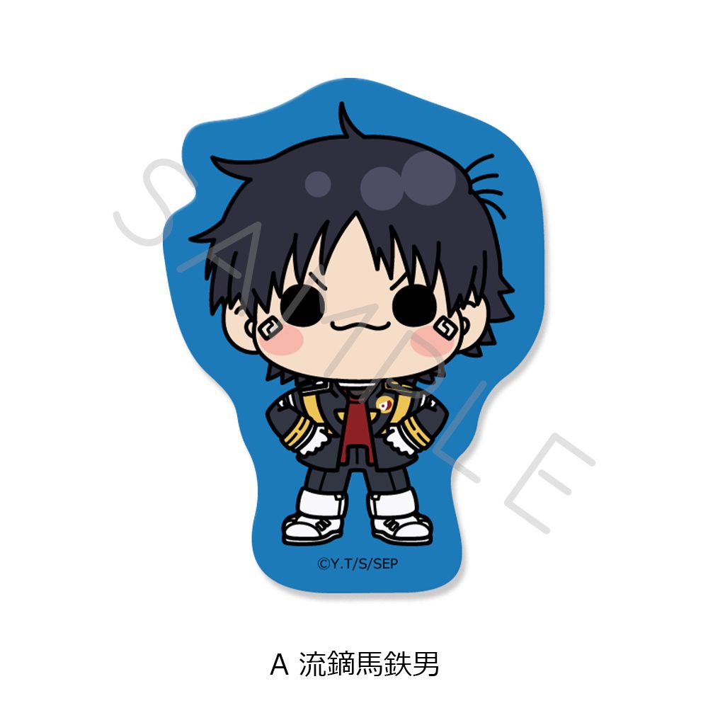 スノウボールアース クリアダイカットステッカー A 流鏑馬鉄男 ("SNOWBALL EARTH" Clear Die-cut Sticker A Yabusame Tetsuo)