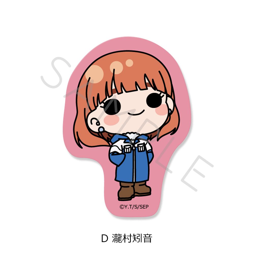 スノウボールアース クリアダイカットステッカー D 瀧村矧音 ("SNOWBALL EARTH" Clear Die-cut Sticker D Takimura Hagane)
