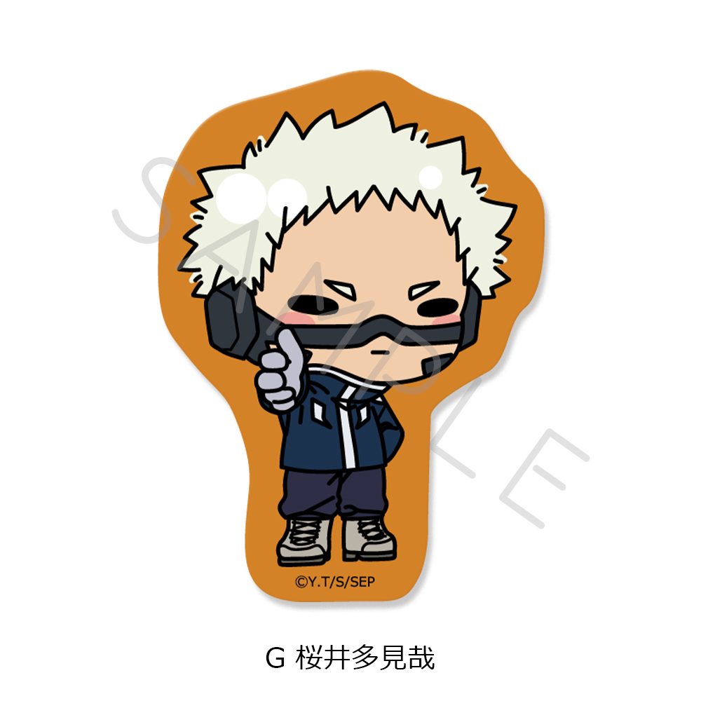 スノウボールアース クリアダイカットステッカー G 桜井多見哉 ("SNOWBALL EARTH" Clear Die-cut Sticker G Sakurai Tamiya)