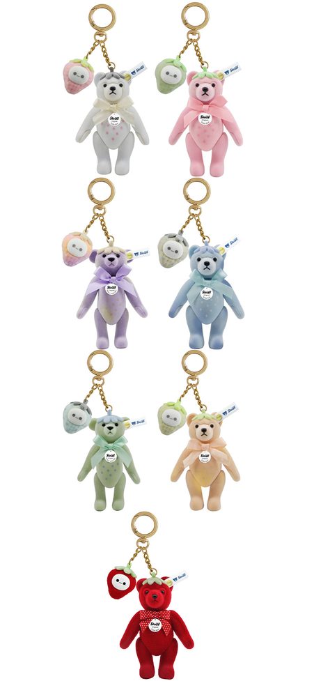 GOODBAI GOODEES × STEIFF × ARTOX ストロベリー テディベア ブラインドボックス (GOODBAI GOODEES x STEIFF x ARTOX Strawberry Teddy Bear Blind Box)