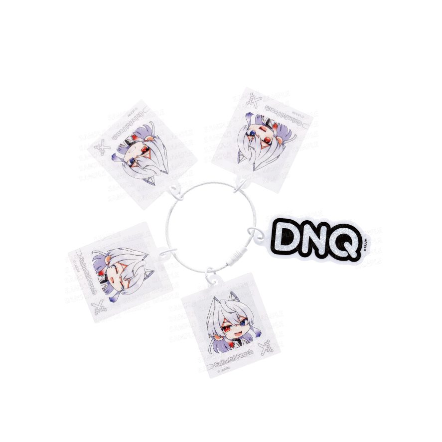カラフルピーチ じゃらじゃらキーホルダー 喜怒哀楽シリーズ どぬく (Colorful Peach Jarajara Key Chain Emotions Series DNQ)