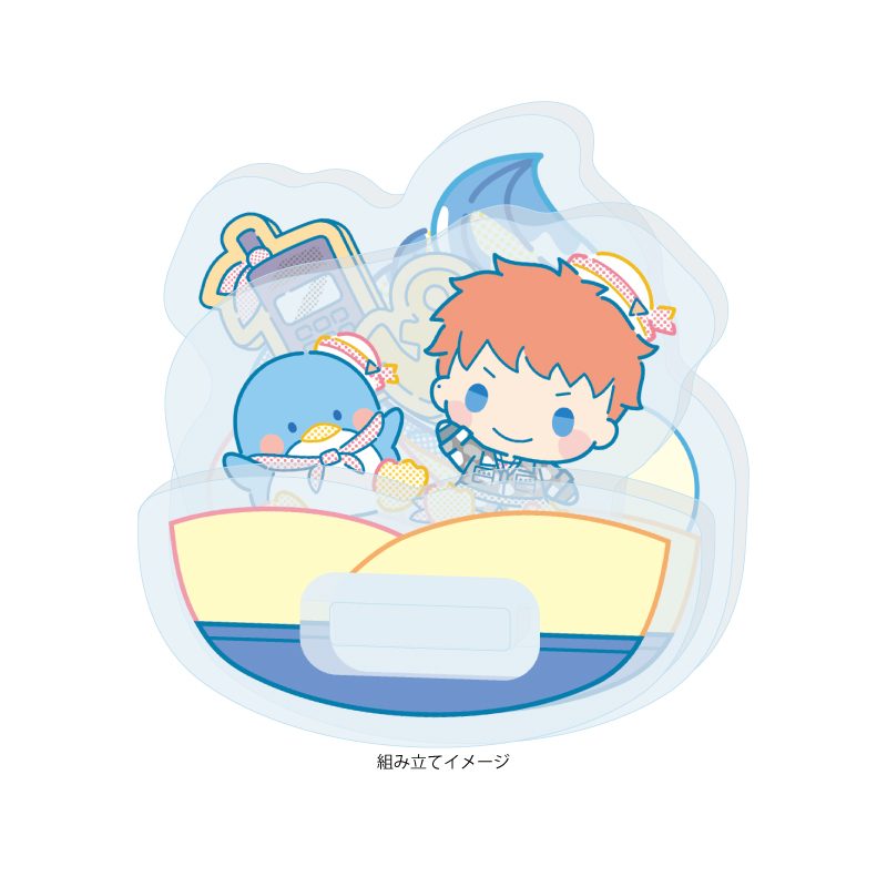 ゆらゆらアクリルスタンド ヒプノシスマイク SANRIO NAKAYOKU EDIT 06 毒島メイソン理鶯×タキシードサム(コラボイラスト) (Yurayura Acrylic Stand "Hypnosismic -Division Rap Battle-" Sanrio Nakayoku Edit 06 Busujima Mason Rio x Tuxedo Sam (Collaboration Illustration))