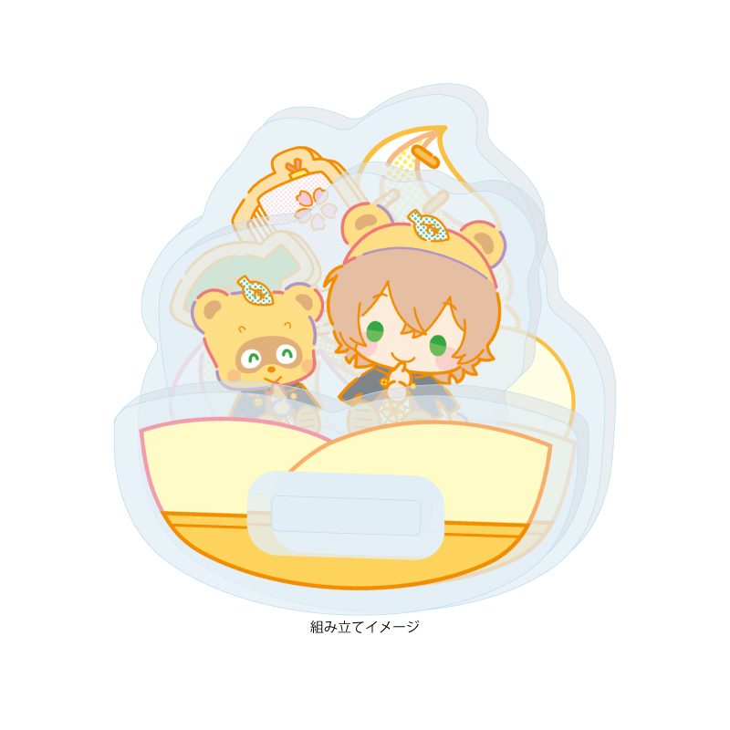ゆらゆらアクリルスタンド ヒプノシスマイク SANRIO NAKAYOKU EDIT 08 夢野幻太郎×ぽこぽん日記(コラボイラスト) (Yurayura Acrylic Stand "Hypnosismic -Division Rap Battle-" Sanrio Nakayoku Edit 08 Yumeno Gentaro x Pokopon Nikki (Collaboration Illustration))