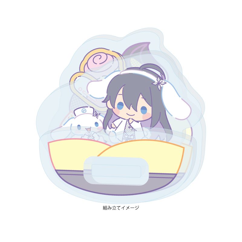 ゆらゆらアクリルスタンド ヒプノシスマイク SANRIO NAKAYOKU EDIT 10 神宮寺寂雷×シナモロール(コラボイラスト) (Yurayura Acrylic Stand "Hypnosismic -Division Rap Battle-" Sanrio Nakayoku Edit 10 Jinguji Jakurai x Cinnamoroll (Collaboration Illustration))