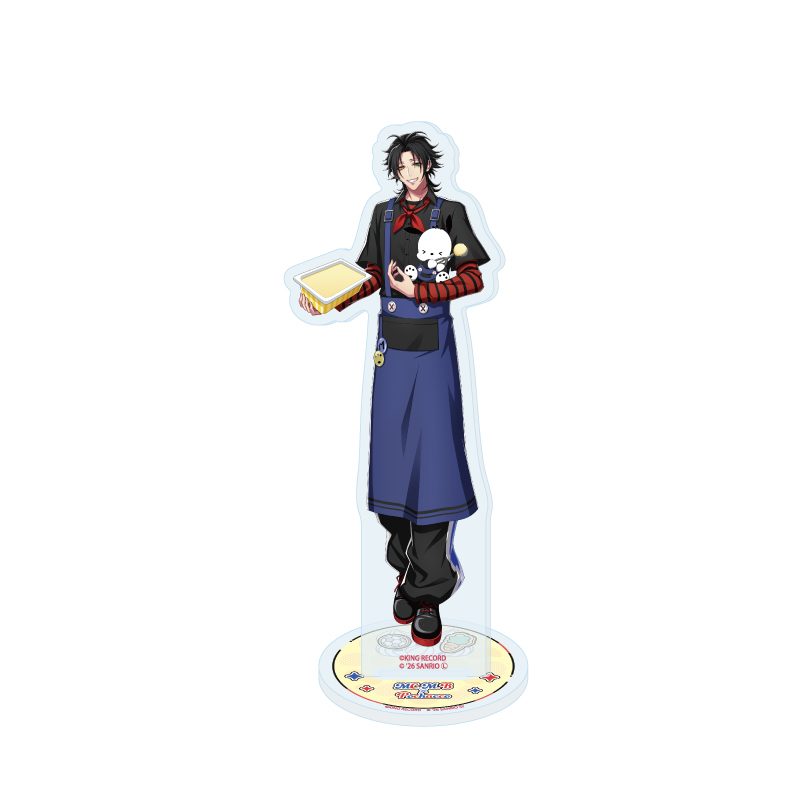 アクリルスタンド ヒプノシスマイク SANRIO NAKAYOKU EDIT 02 山田二郎×ポチャッコ(コラボイラスト) (Acrylic Stand "Hypnosismic -Division Rap Battle-" Sanrio Nakayoku Edit 02 Yamada Jiro x Pochacco (Collaboration Illustration))