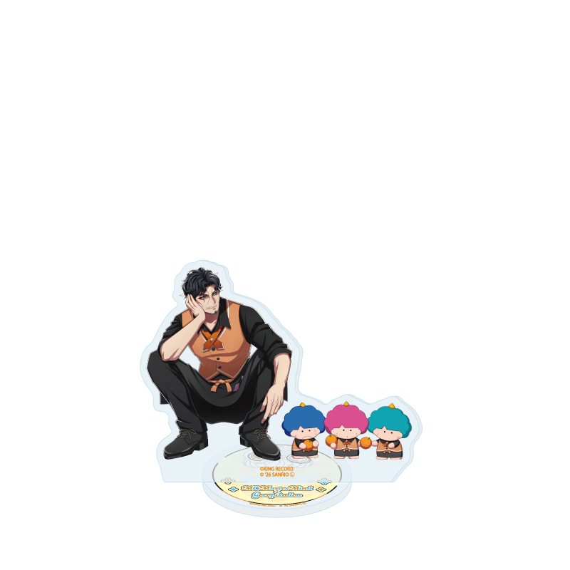 アクリルスタンド ヒプノシスマイク SANRIO NAKAYOKU EDIT 15 天谷奴零×ゴロピカドン(コラボイラスト) (Acrylic Stand "Hypnosismic -Division Rap Battle-" Sanrio Nakayoku Edit 15 Amayado Rei x Goropikadon (Collaboration Illustration))