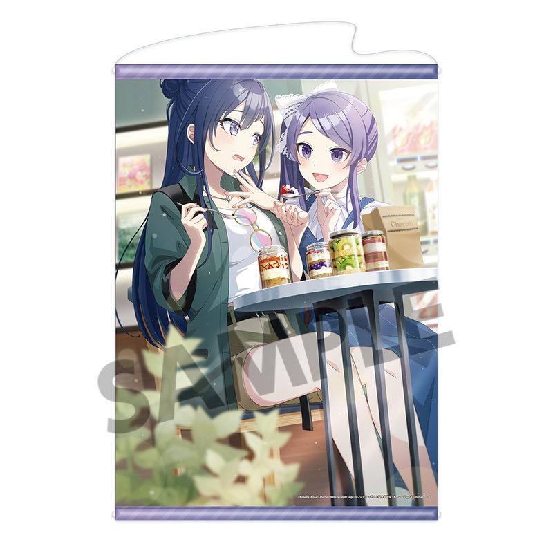 シャインポスト Be Your アイドル! B2タペストリー Vol.1 黒金蓮&氷海菜花 ("Shine Post Be Your Idol!" B2 Tapestry Vol. 1 Kurogane Ren & Hiumi Nanoka)
