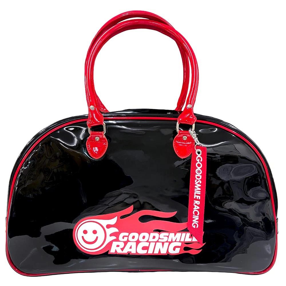 GSR エナメルバッグ GOOD SMILE RACING LOGO ブラック/レッド (GSR Enamel Bag GOOD SMILE RACING LOGO BLACK / RED)