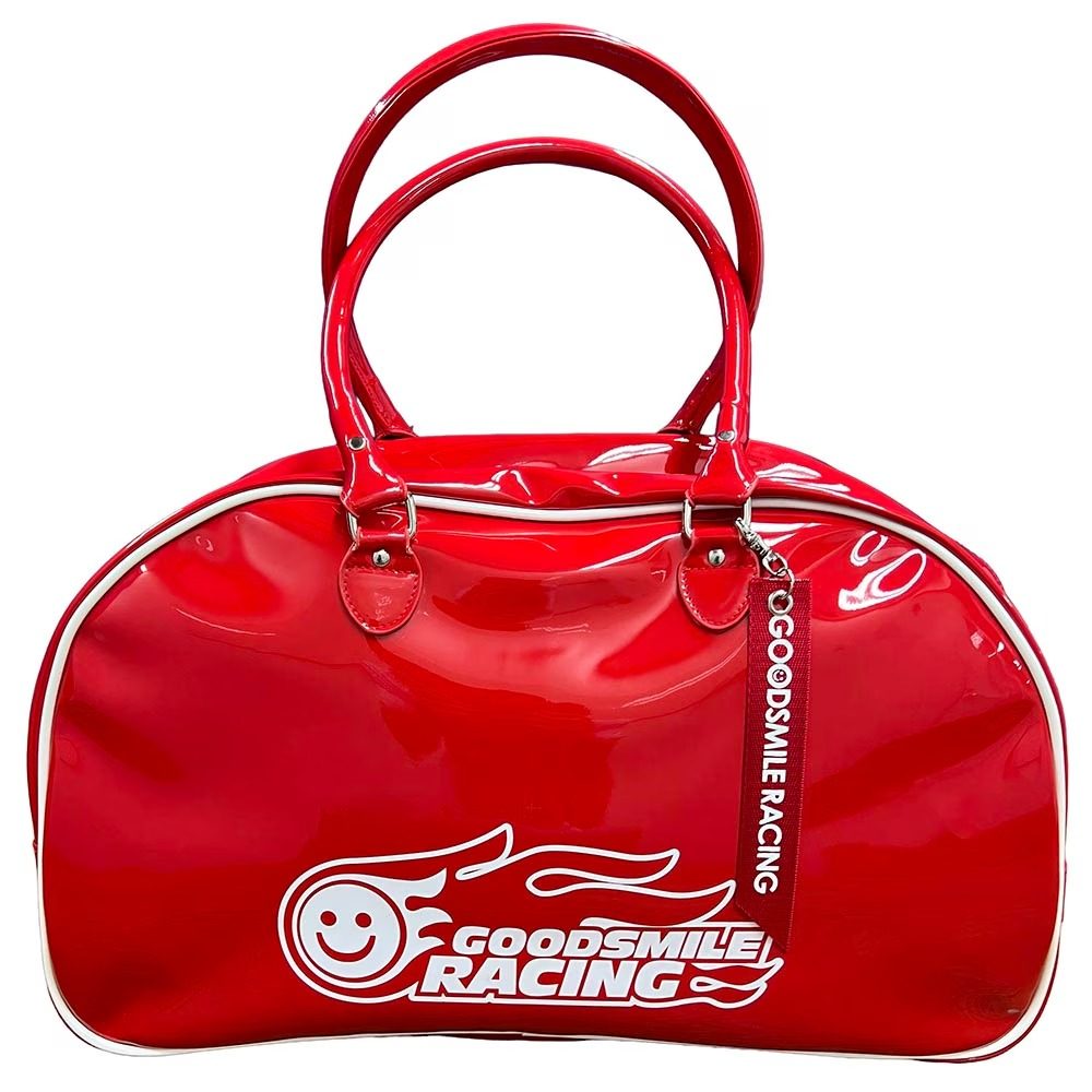 GSR エナメルバッグ GOOD SMILE RACING LOGO レッド/ホワイト (GSR Enamel Bag GOOD SMILE RACING LOGO RED / WHITE)