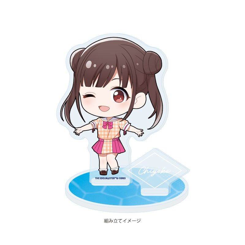 アクリルスタンドプレート アイドルマスター シャイニーカラーズ 06 園田智代子 セーラー風アイドル衣装Ver.(ミニキャライラスト) (Acrylic Stand Plate "The Idolmaster Shiny Colors" 06 Sonoda Chiyoko Sailor Style Idol Costume Ver. (Mini Character Illustration))