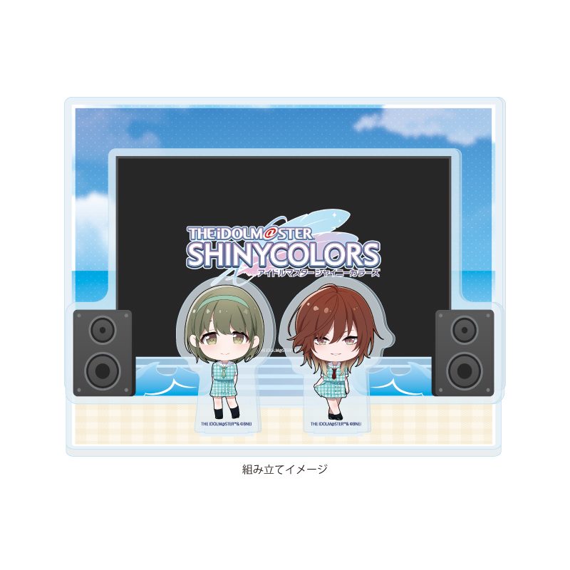 アクリルジオラマ アイドルマスター シャイニーカラーズ 04 283プロ シーズ セーラー風アイドル衣装Ver.(ミニキャライラスト) (Acrylic Diorama "The Idolmaster Shiny Colors" 04 283 Production SHHis Sailor Style Idol Costume Ver. (Mini Character Illustration))