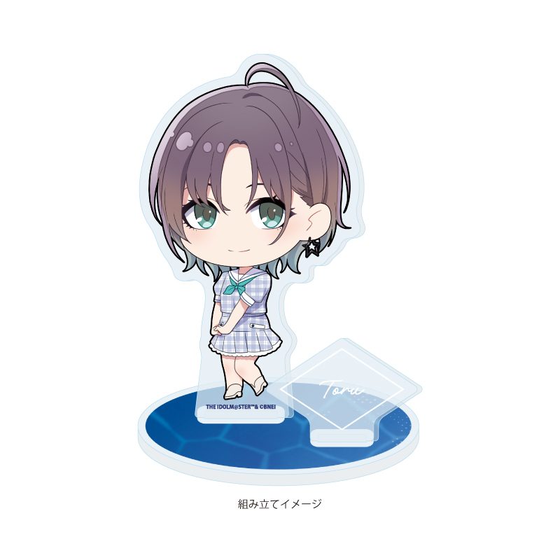 アクリルスタンドプレート アイドルマスター シャイニーカラーズ 01 浅倉透 セーラー風アイドル衣装Ver.(ミニキャライラスト) (Acrylic Stand Plate "The Idolmaster Shiny Colors" 01 Asakura Toru Sailor Style Idol Costume Ver. (Mini Character Illustration))
