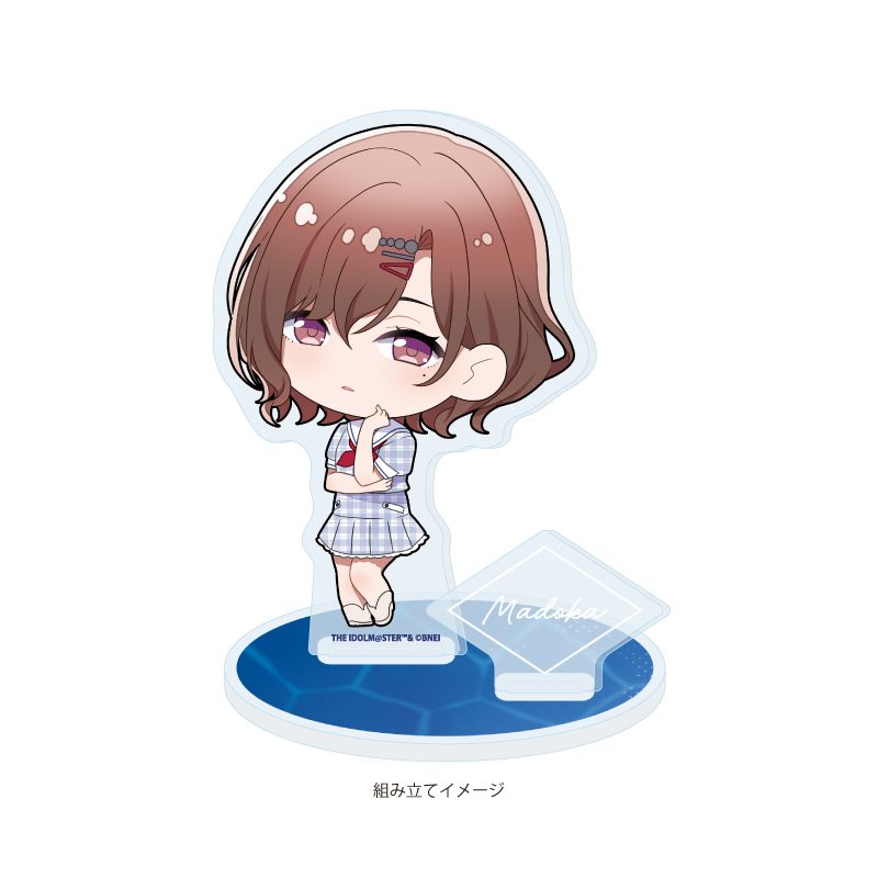 アクリルスタンドプレート アイドルマスター シャイニーカラーズ 02 樋口円香 セーラー風アイドル衣装Ver.(ミニキャライラスト) (Acrylic Stand Plate "The Idolmaster Shiny Colors" 02 Higuchi Madoka Sailor Style Idol Costume Ver. (Mini Character Illustration))