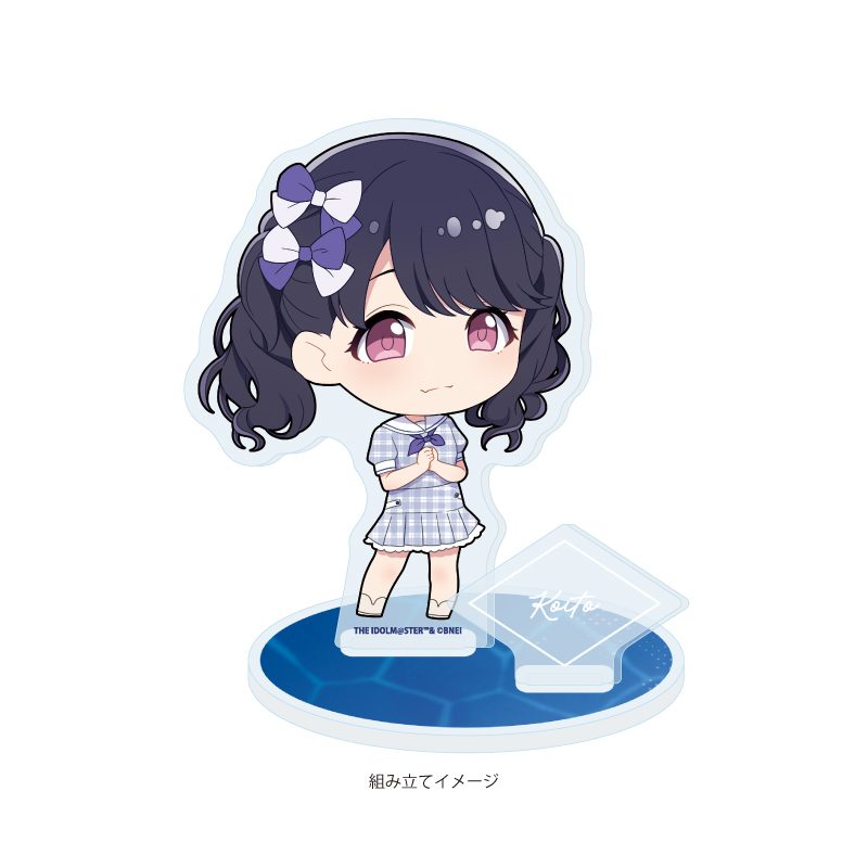 アクリルスタンドプレート アイドルマスター シャイニーカラーズ 03 福丸小糸 セーラー風アイドル衣装Ver.(ミニキャライラスト) (Acrylic Stand Plate "The Idolmaster Shiny Colors" 03 Fukumaru Koito Sailor Style Idol Costume Ver. (Mini Character Illustration))
