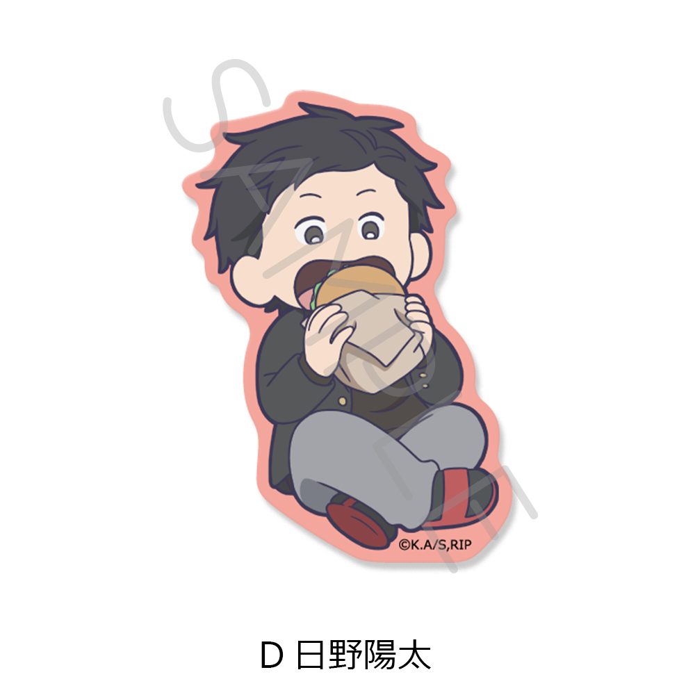 氷の城壁 クリアカードステッカー D 日野陽太 ("THE RAMPARTS OF ICE" Clear Card Sticker D Hino Yota)