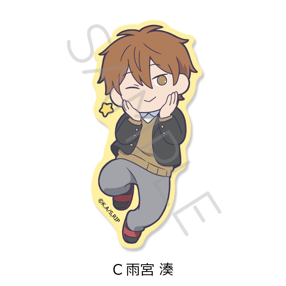 氷の城壁 クリアカードステッカー C 雨宮湊 ("THE RAMPARTS OF ICE" Clear Card Sticker C Amamiya Minato)