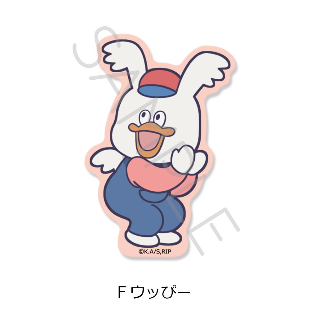 氷の城壁 クリアカードステッカー F ウッぴー ("THE RAMPARTS OF ICE" Clear Card Sticker F Uppi)
