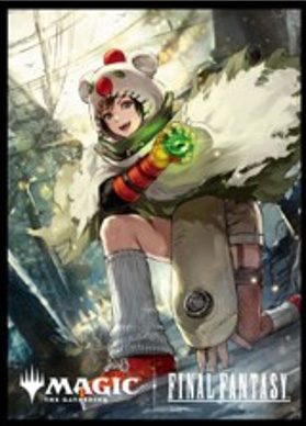 マジックザギャザリング――FINAL FANTASY プレイヤーズカードスリーブ MFS-67 チョコボ・バンドル マテリアハンター、ユフィ ("MAGIC: The Gathering" "Final Fantasy" Players Card Sleeve MFS-67 Chocobo Bundle Yuffie, Materia Hunter)