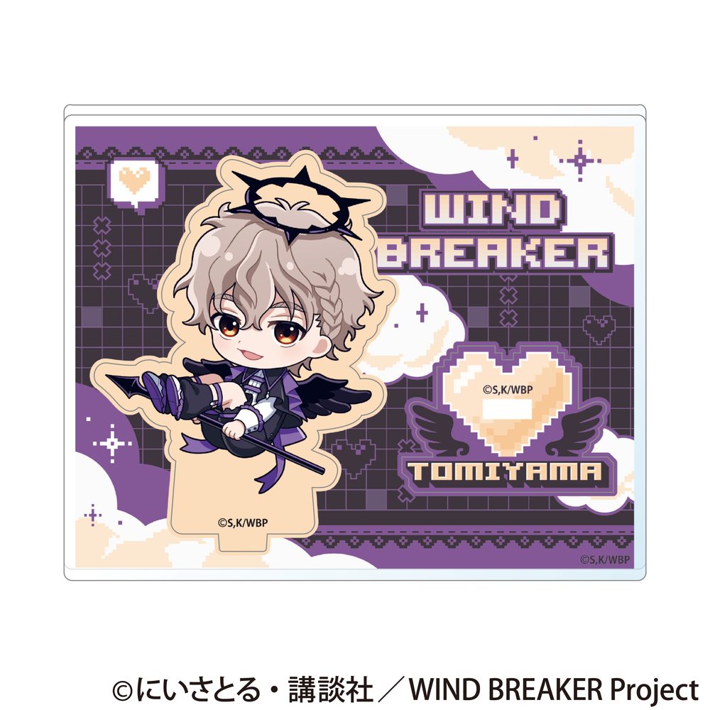 WIND BREAKER アクリルスタンド 堕天使Ver. 兎耳山丁子 ("Wind Breaker" Acrylic Stand Fallen Angel Ver. Tomiyama Choji)