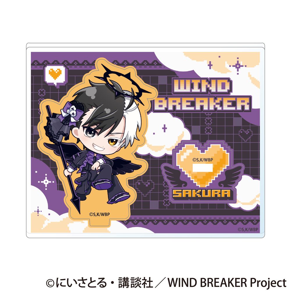 WIND BREAKER アクリルスタンド 堕天使Ver. 桜遥 ("Wind Breaker" Acrylic Stand Fallen Angel Ver. Sakura Haruka)
