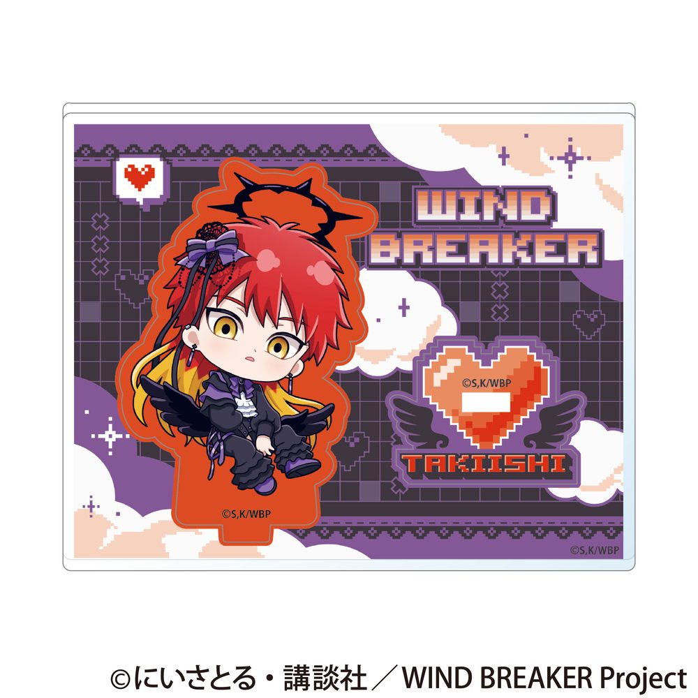 WIND BREAKER アクリルスタンド 堕天使Ver. 焚石矢 ("Wind Breaker" Acrylic Stand Fallen Angel Ver. Takiishi Chika)