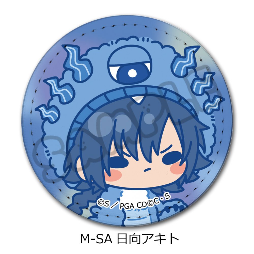 コードギアス 亡国のアキト 第2弾 レザーバッジ(丸形) M-SA 日向アキト ("Code Geass Akito the Exiled" Vol. 2 Leather Badge (Round) M-SA Hyuga Akito)