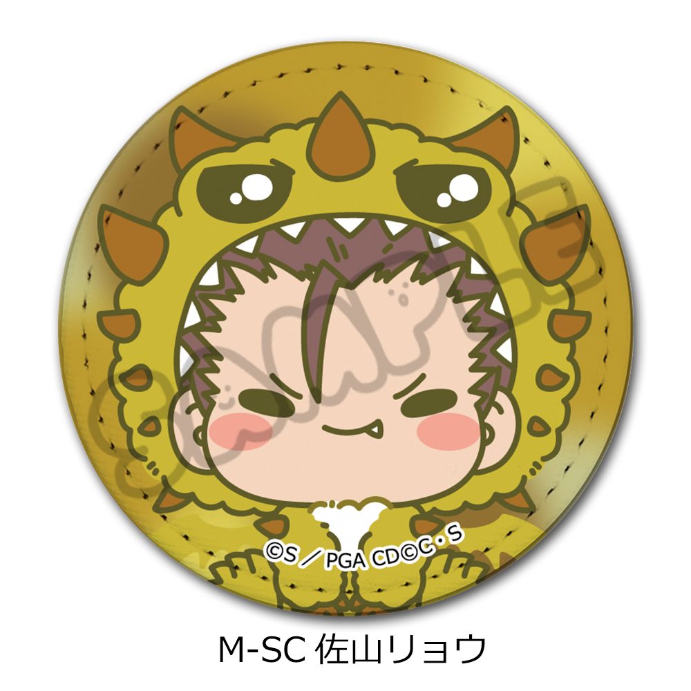コードギアス 亡国のアキト 第2弾 レザーバッジ(丸形) M-SC 佐山リョウ ("Code Geass Akito the Exiled" Vol. 2 Leather Badge (Round) M-SC Sayama Ryo)
