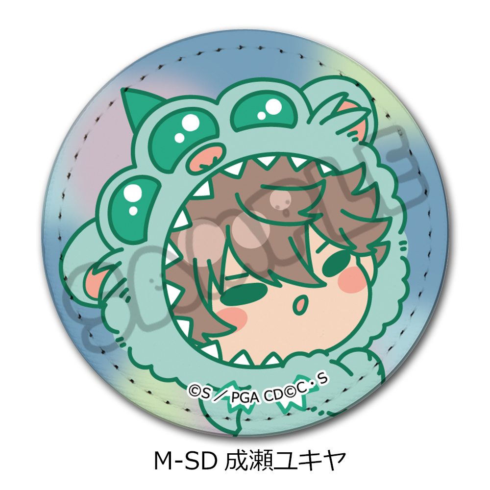 コードギアス 亡国のアキト 第2弾 レザーバッジ(丸形) M-SD 成瀬ユキヤ ("Code Geass Akito the Exiled" Vol. 2 Leather Badge (Round) M-SD Naruse Yukiya)