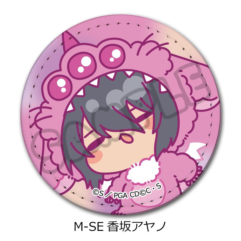 コードギアス 亡国のアキト 第2弾 レザーバッジ(丸形) M-SE 香坂アヤノ ("Code Geass Akito the Exiled" Vol. 2 Leather Badge (Round) M-SE Kosaka Ayano)