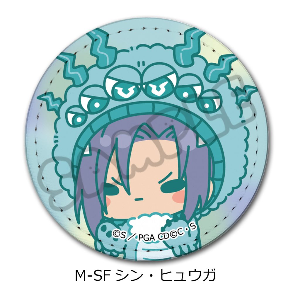 コードギアス 亡国のアキト 第2弾 レザーバッジ(丸形) M-SF シン・ヒュウガ ("Code Geass Akito the Exiled" Vol. 2 Leather Badge (Round) M-SF Shin Hyuga)