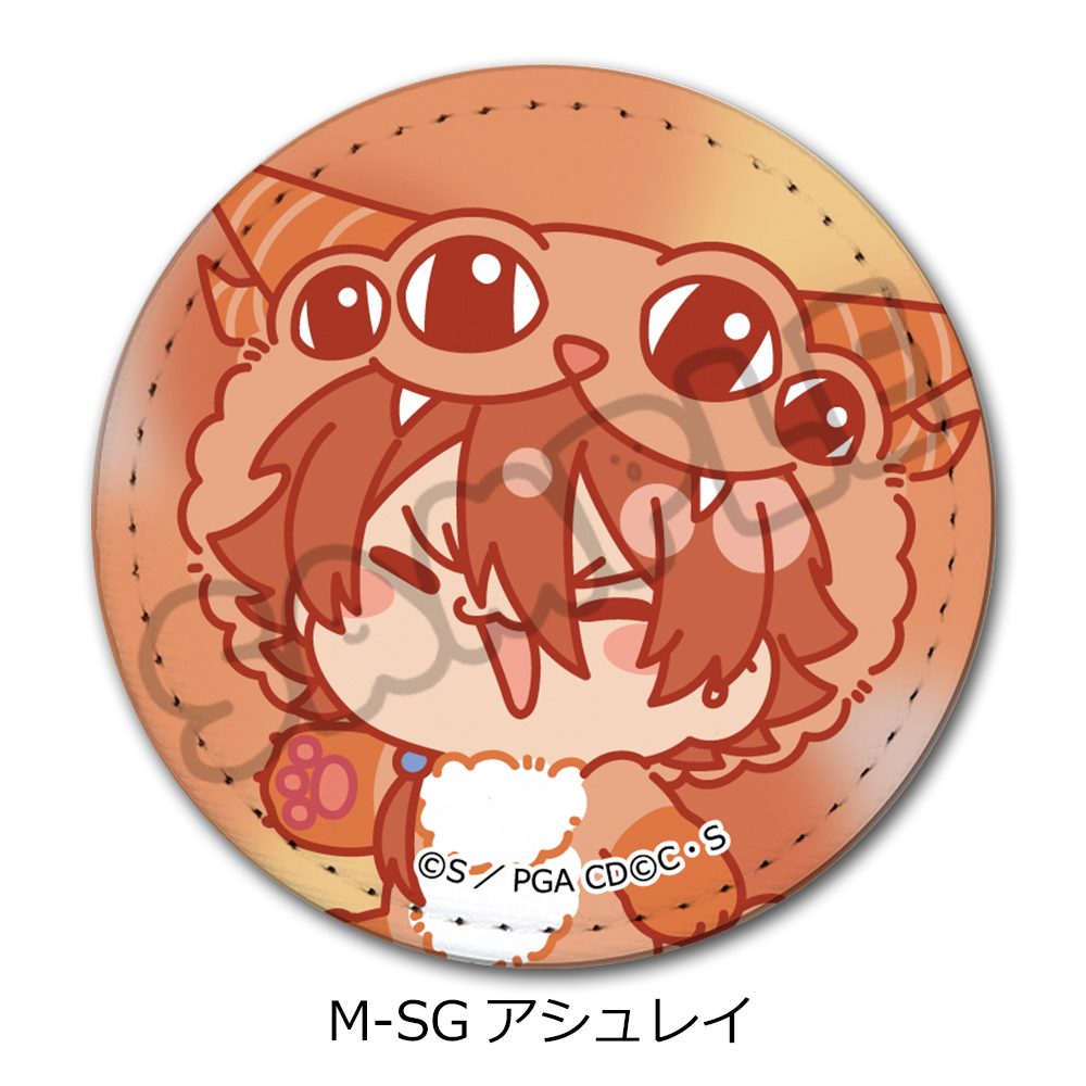 コードギアス 亡国のアキト 第2弾 レザーバッジ(丸形) M-SG アシュレイ ("Code Geass Akito the Exiled" Vol. 2 Leather Badge (Round) M-SG Ashley)