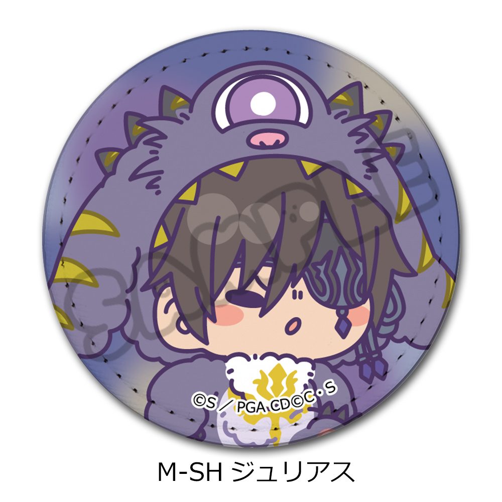 コードギアス 亡国のアキト 第2弾 レザーバッジ(丸形) M-SH ジュリアス ("Code Geass Akito the Exiled" Vol. 2 Leather Badge (Round) M-SH Julius)