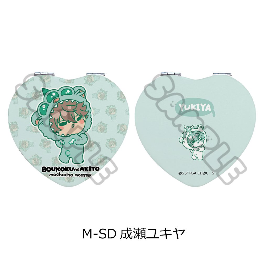 コードギアス 亡国のアキト 第2弾 コンパクトミラー(ハート) M-SD 成瀬ユキヤ ("Code Geass Akito the Exiled" Vol. 2 Compact Mirror (Heart) M-SD Naruse Yukiya)